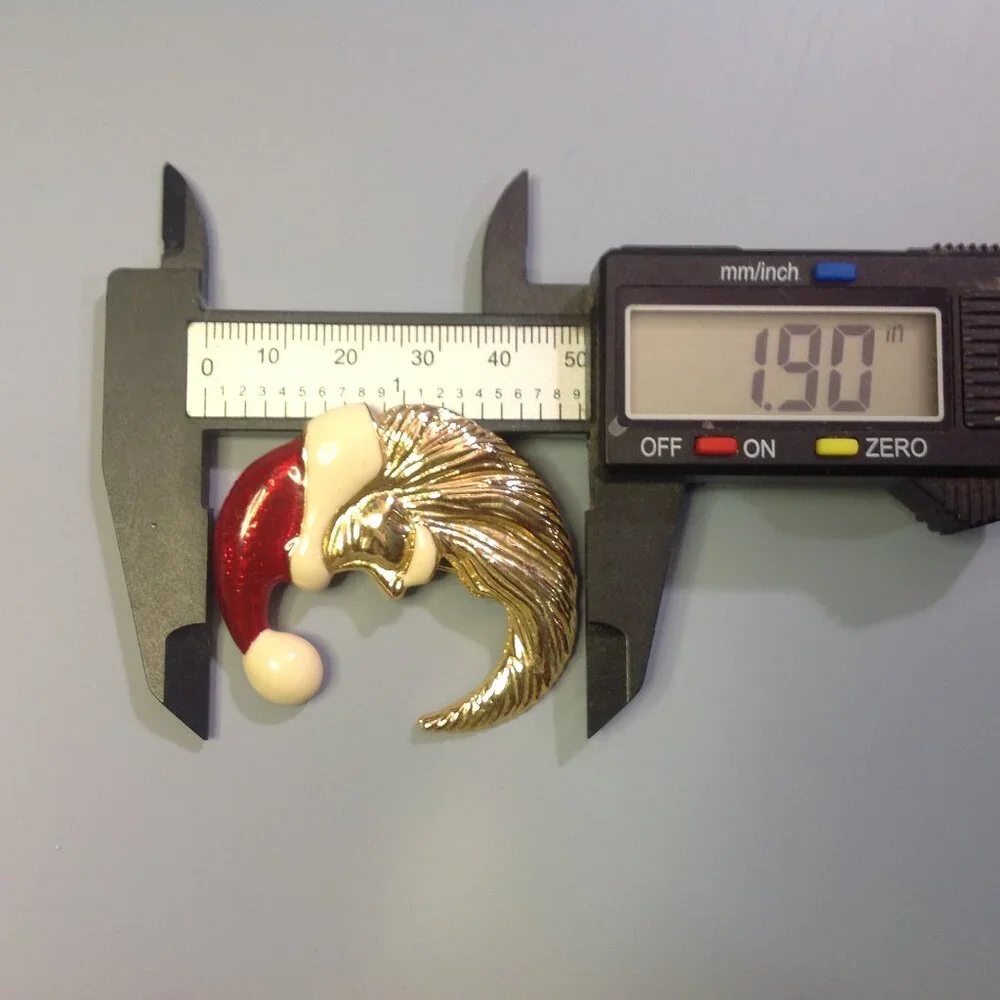Christmas Brooch Santa Claus in the Crescent Moon Accessories Associates, Inc.